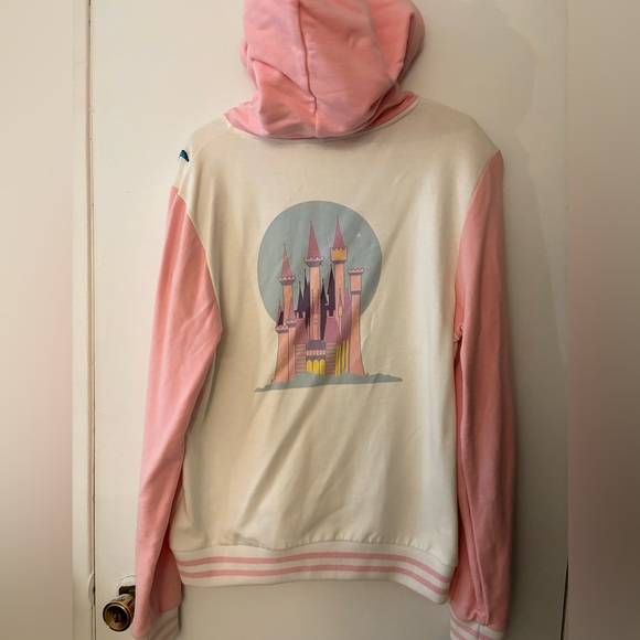 Lazy Oaf rare Disney Cinderella hoodie with ruffle cute birds and castle - Picture 5 of 6